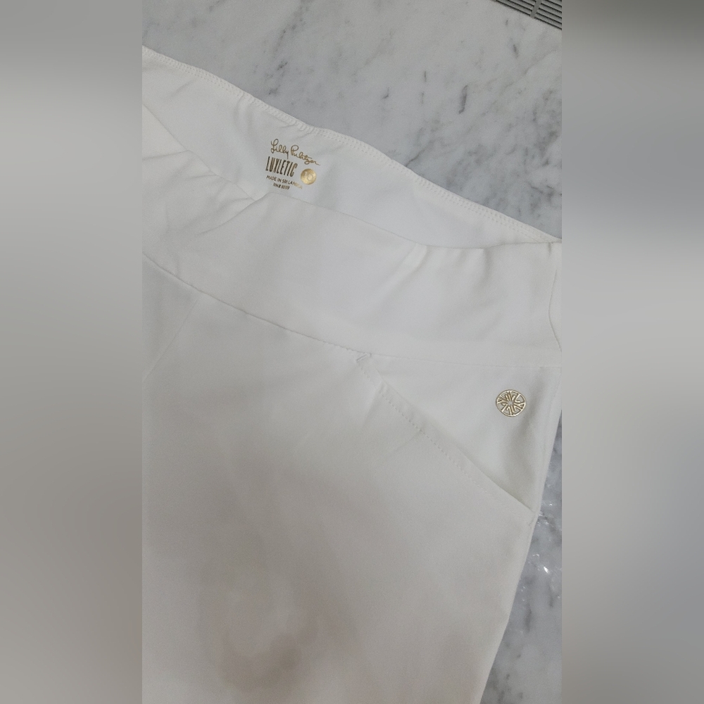 Lilly Pulitzer White Luxetic Pants - Picture 4 of 6